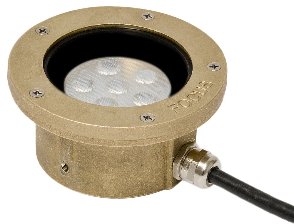 Cast Brass LED Underwater Landscape Light 69W69 Lamps Plus