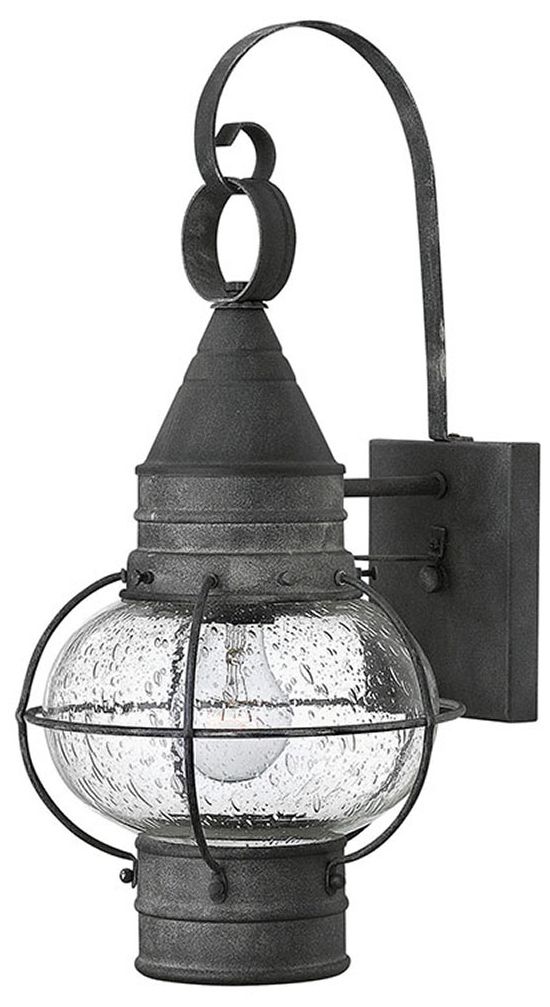Hinkley Cape Cod 18" High Aged Zinc Outdoor Wall Light