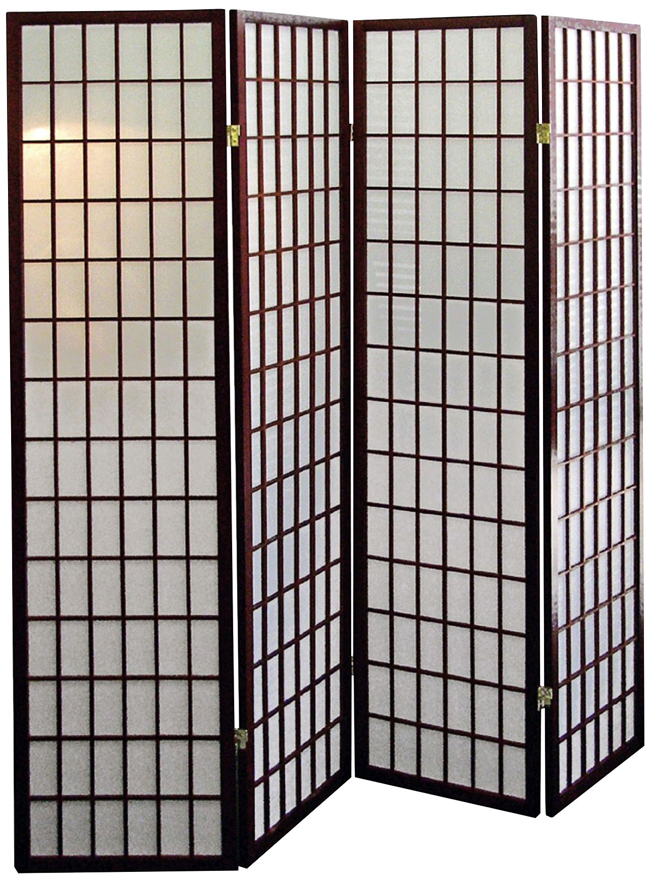 Tomball 60" Wide Shoji Paper 4Panel Room Divider 6J164 Lamps Plus