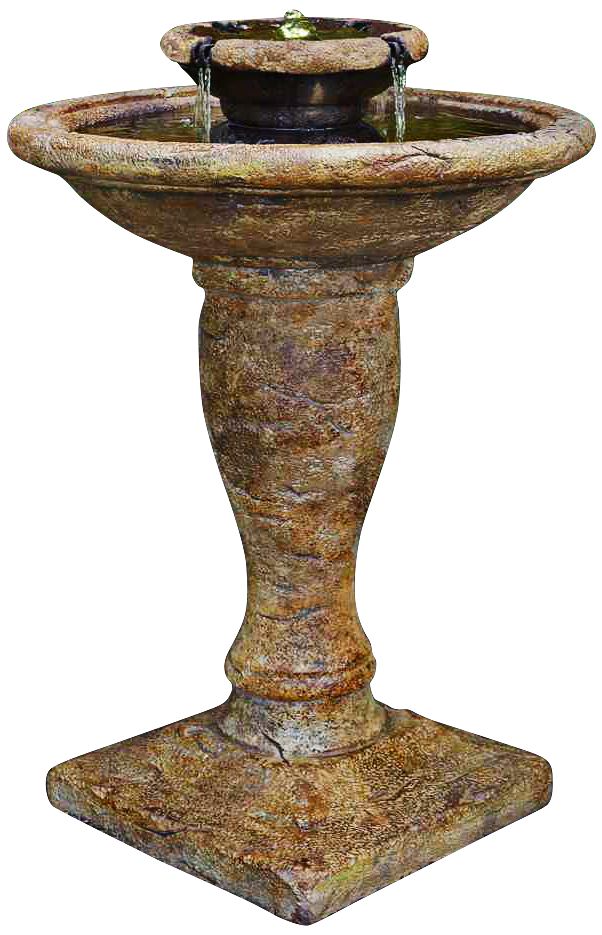 Henri Studio 35" High Relic Lava Windstone Cast Stone Fountain 6W768