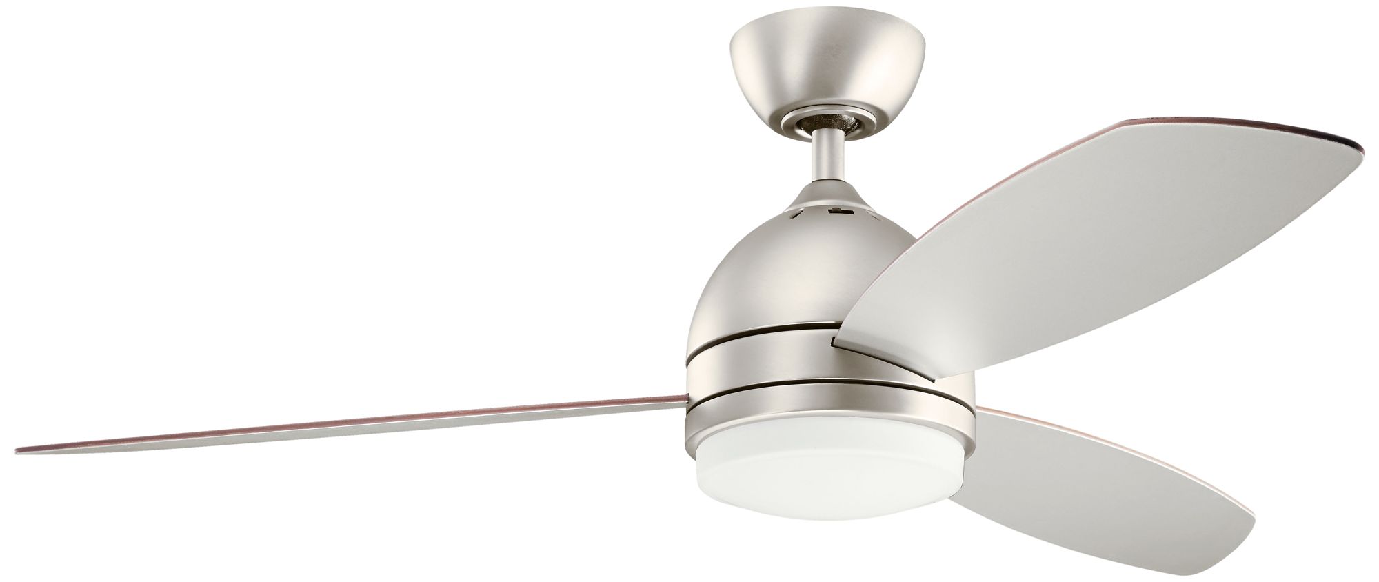 52" Kichler Vassar Brushed Nickel LED Ceiling Fan 70K81 Lamps Plus