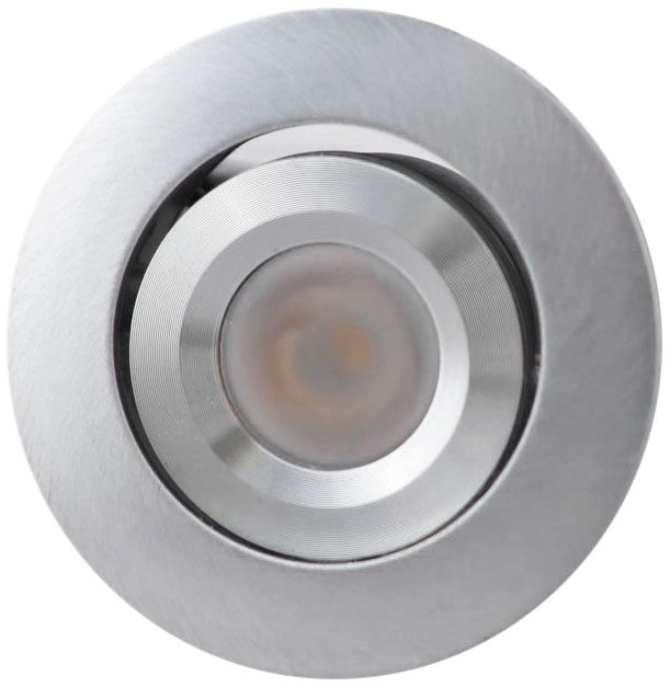 Orba 2" Wide Silver LED Recessed Mount Under Light 70T46 Lamps Plus