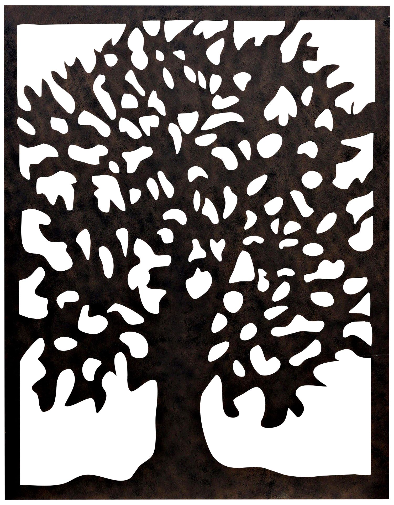 Tree Black 49 1/4" High Metal Wall Art 70X17 Lamps Plus