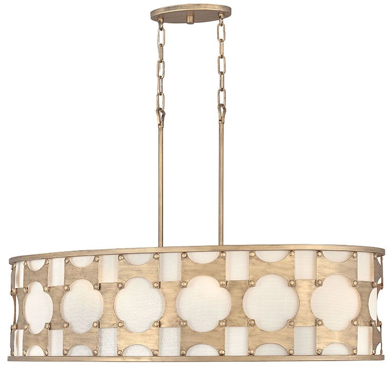 Carter 37" Wide Burnished Gold Kitchen Island Light Pendant 70Y53