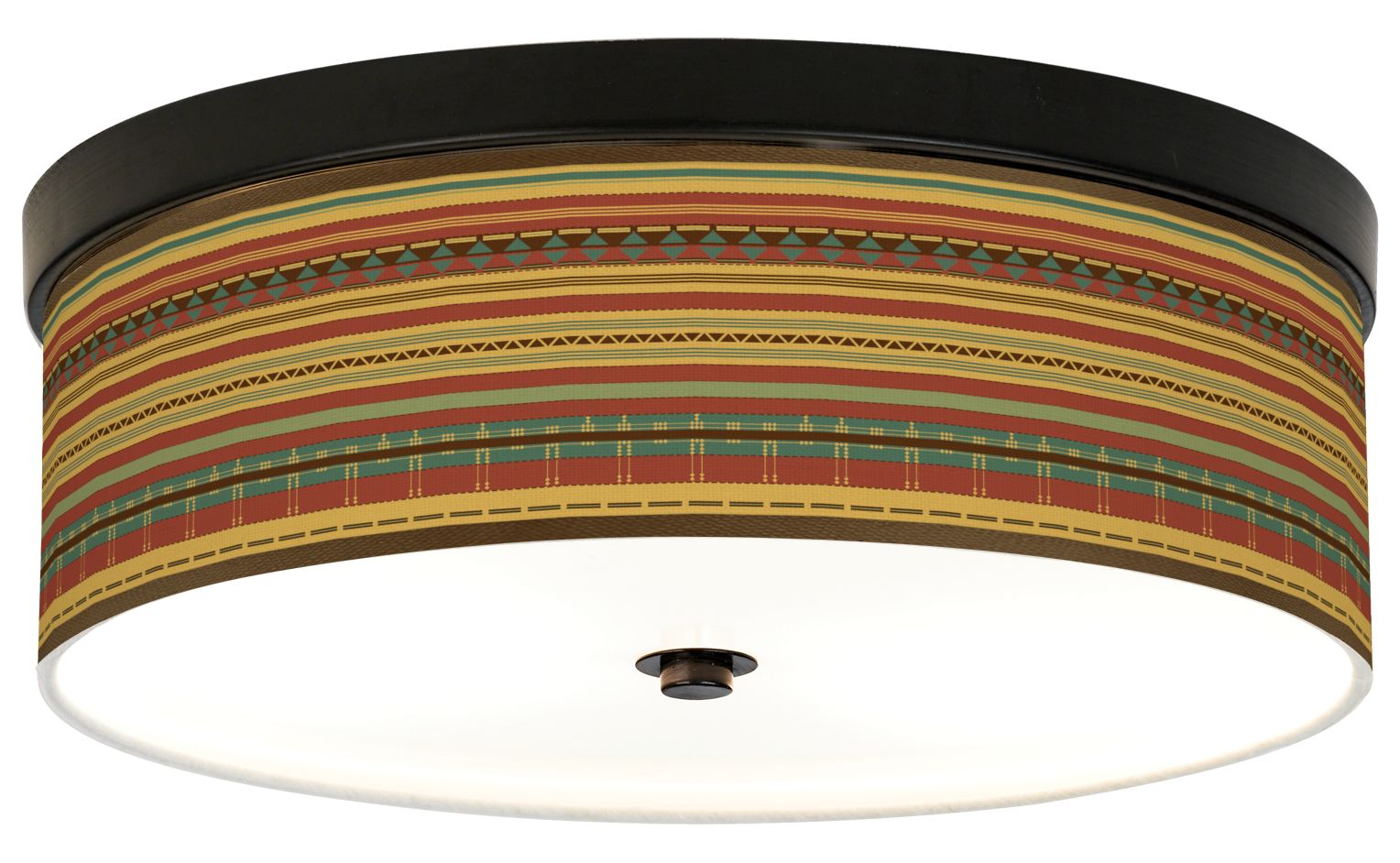 Southwest Desert Giclee Energy Efficient Bronze Ceiling Light 71W14