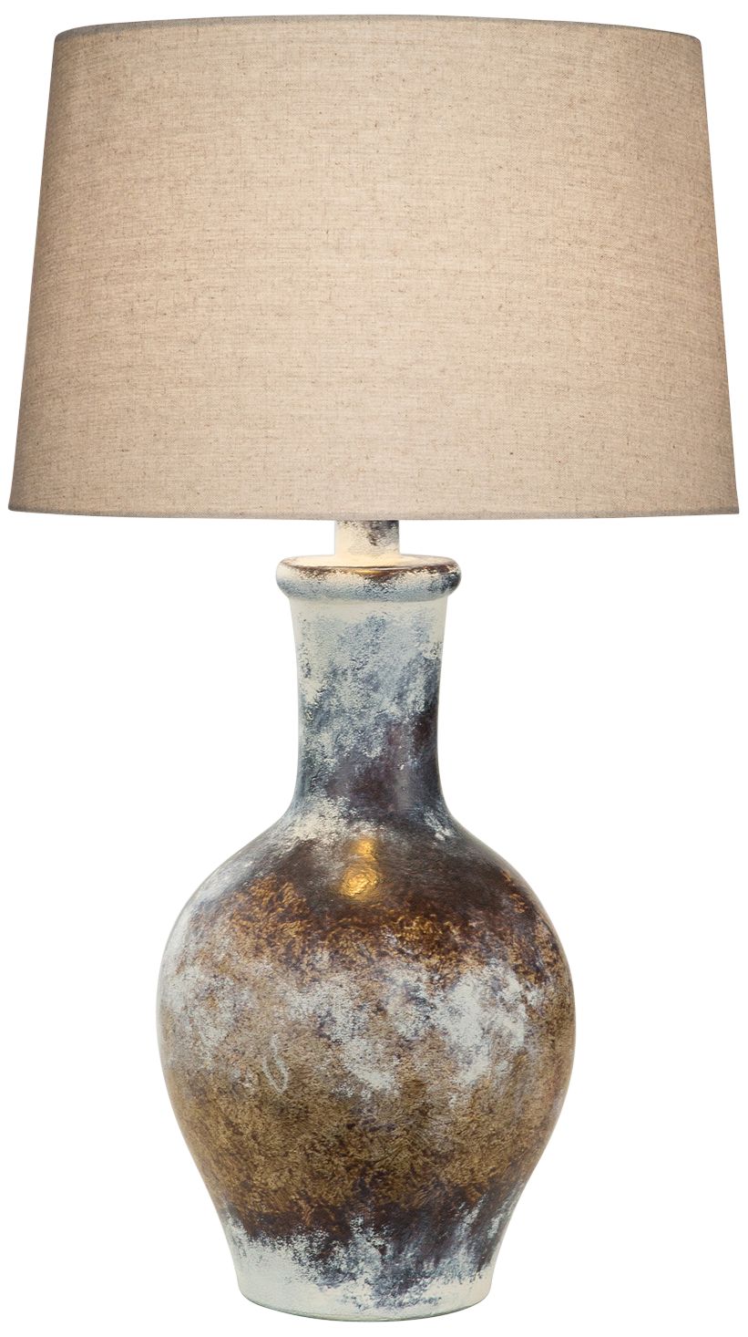 Cepeda Adobe MultiColor Hydrocal Vase Table Lamp 71W27 Lamps Plus