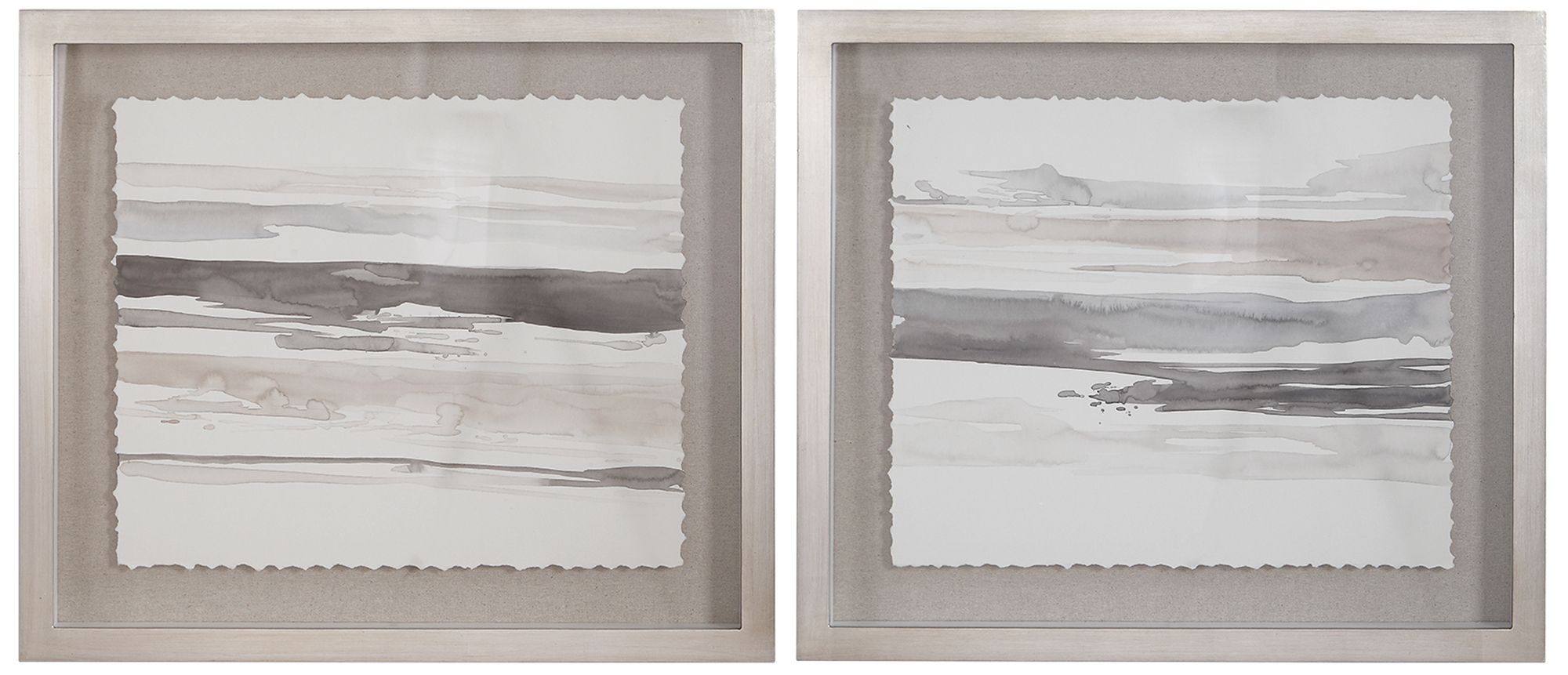 Neutral Landscape 29 1/2" Wide 2Piece Framed Wall Art Set 73K54