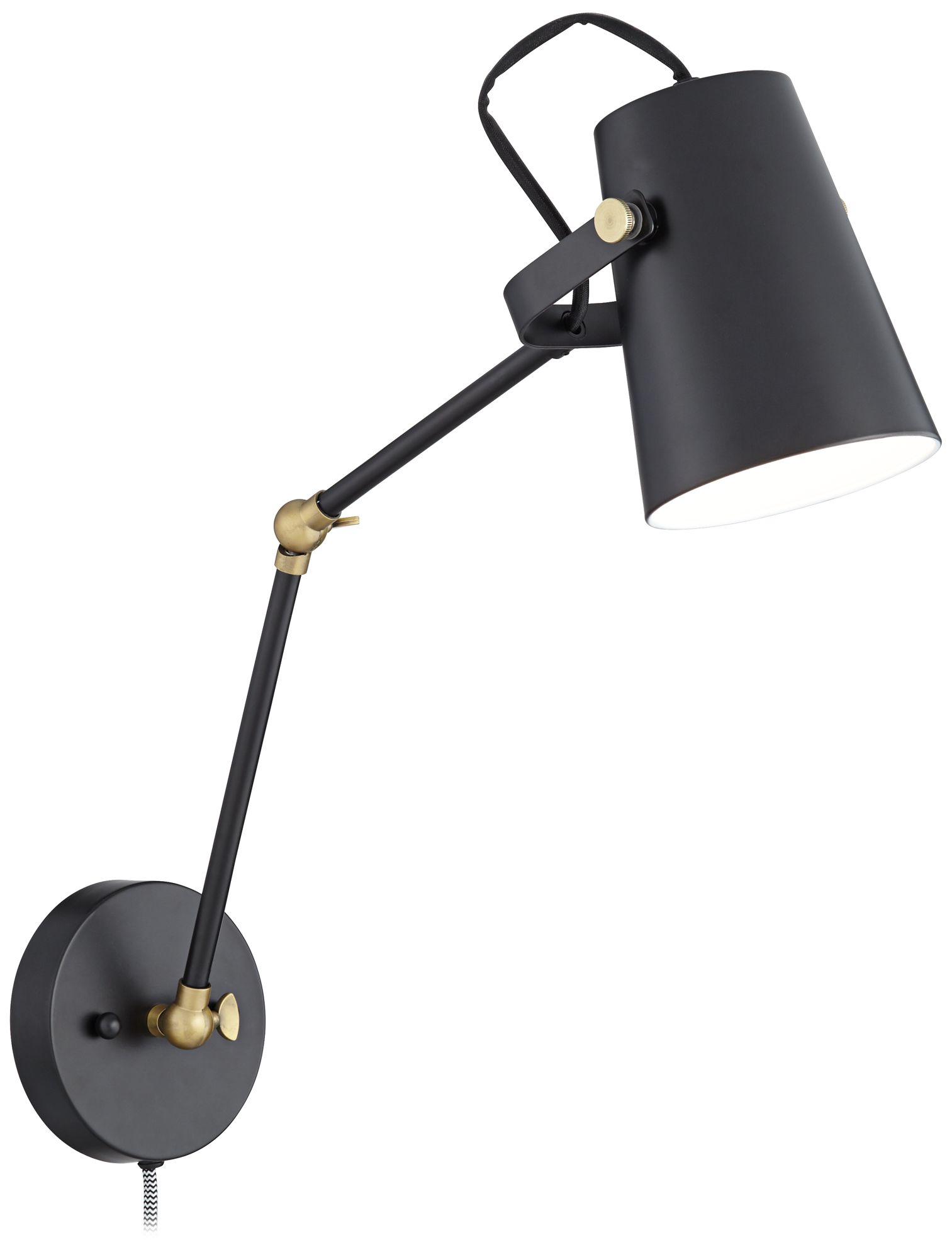 Bowers Bronze & Antique Brass PlugIn Wall Light 73V96 Lamps Plus