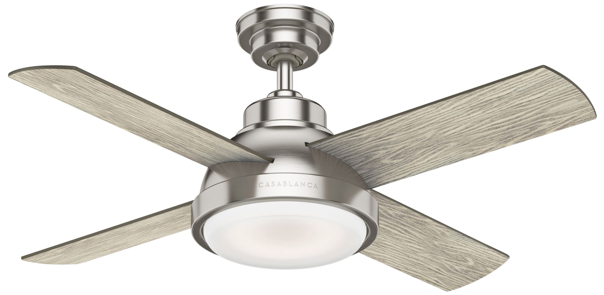 44" Casablanca Levitt Brushed Nickel LED Ceiling Fan 74J85 Lamps Plus