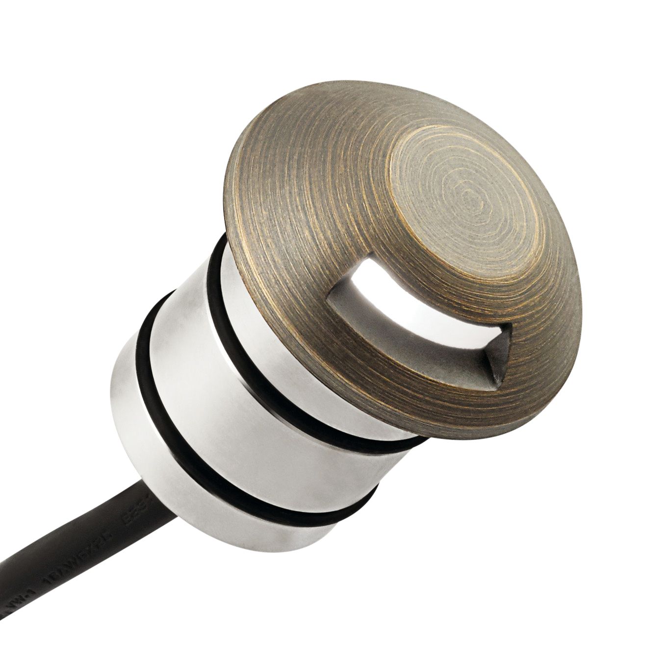 Kichler Brass Steel LED 1Way InGround Landscape Light Kit 76G01