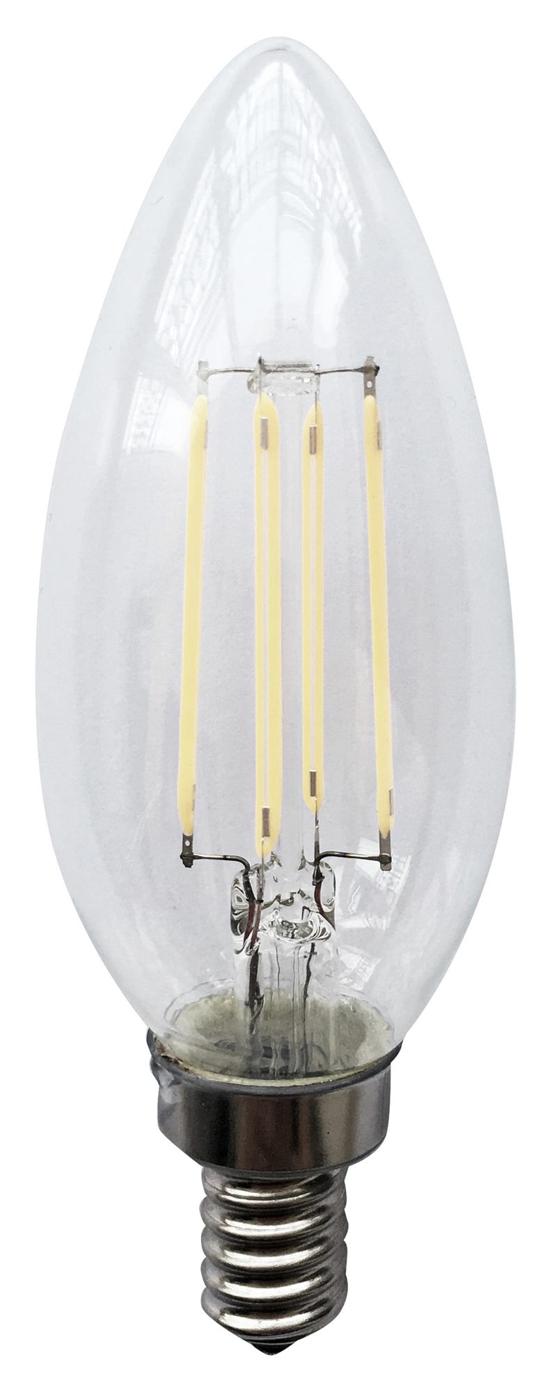 40W Equivalent 4W LED E12 JA8 Filament Light Bulb 76N93 Lamps Plus