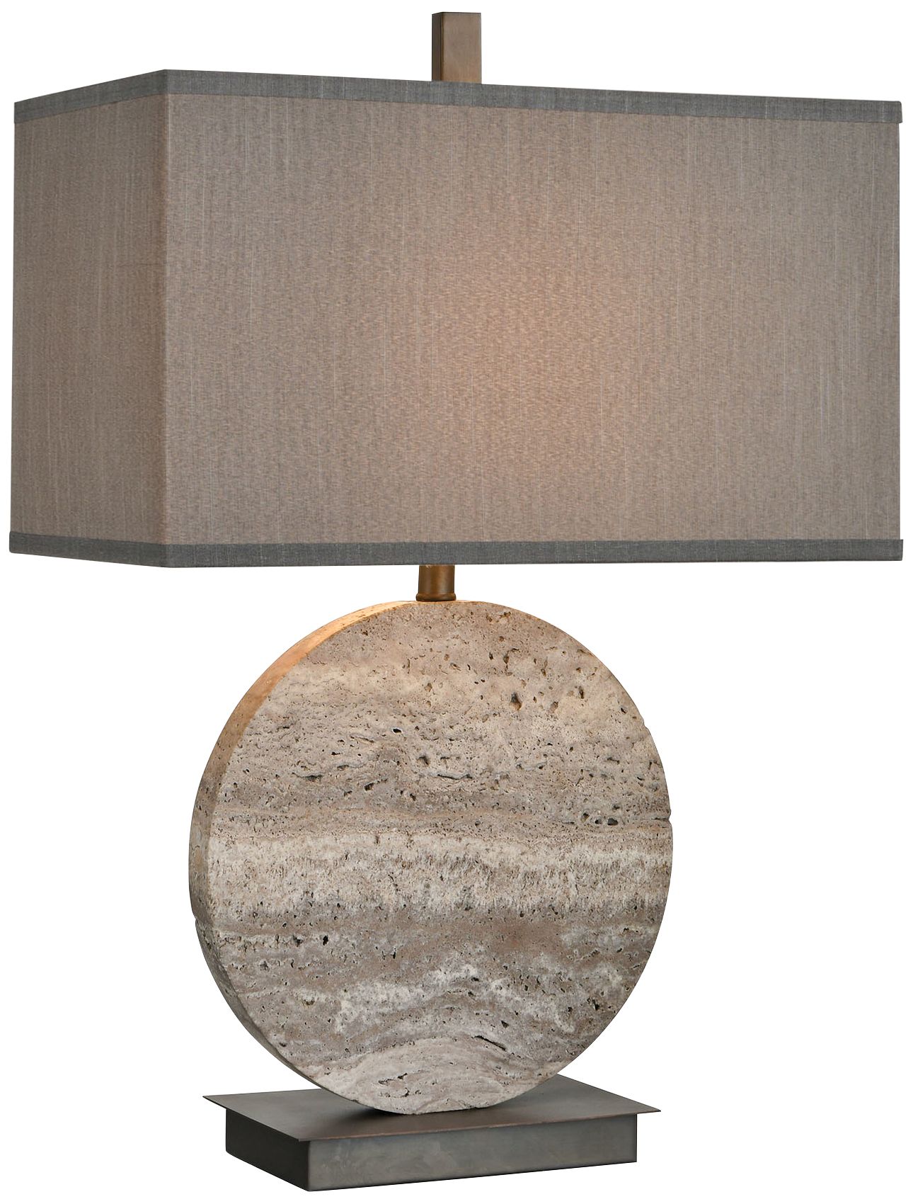 Vermouth Dark Dunbrook Gray Stone Table Lamp 77A91 Lamps Plus