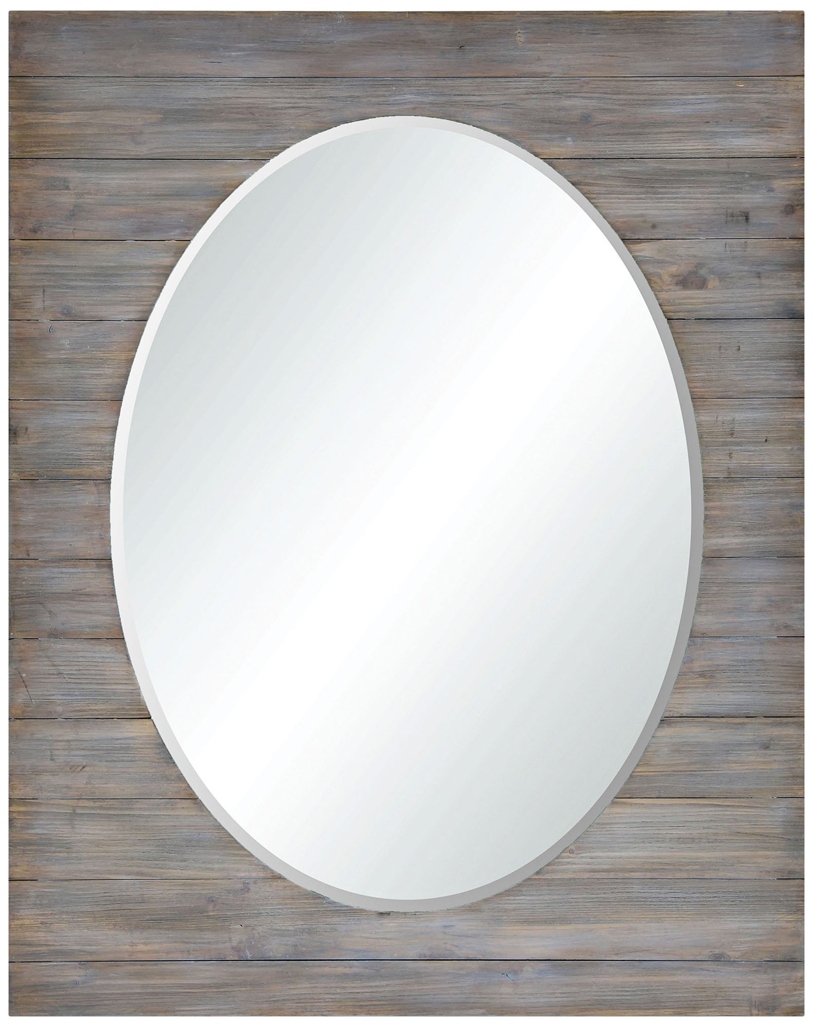 Kai Gray Wash 40" x 50" Rectangular Wall Mirror 77F02 Lamps Plus