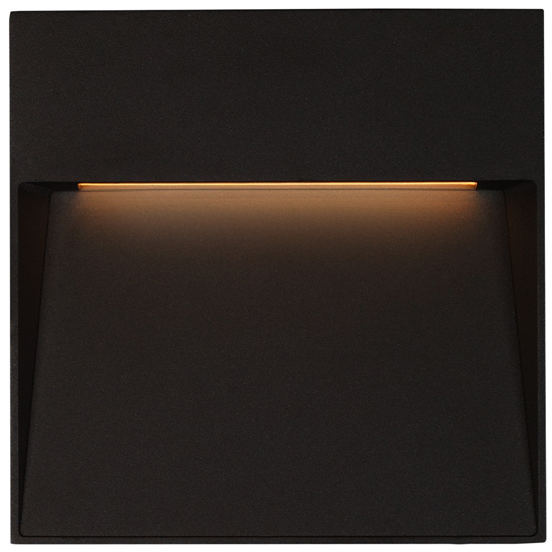 Casa 8 1/4" Square Black LED Outdoor Step Light 78J46