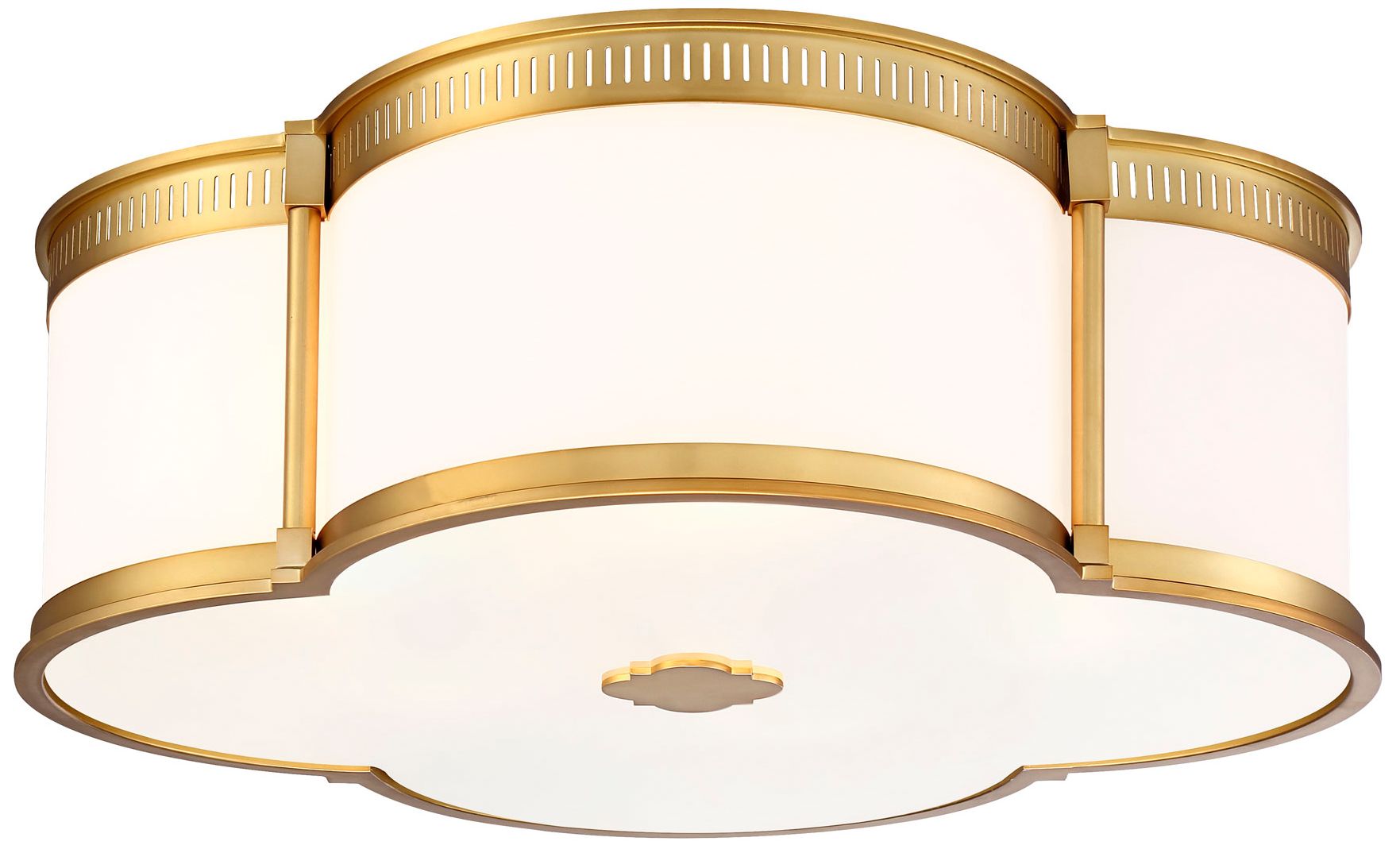 Flush Mount 22" Wide Liberty Gold LED Ceiling Light 78M13 Lamps Plus