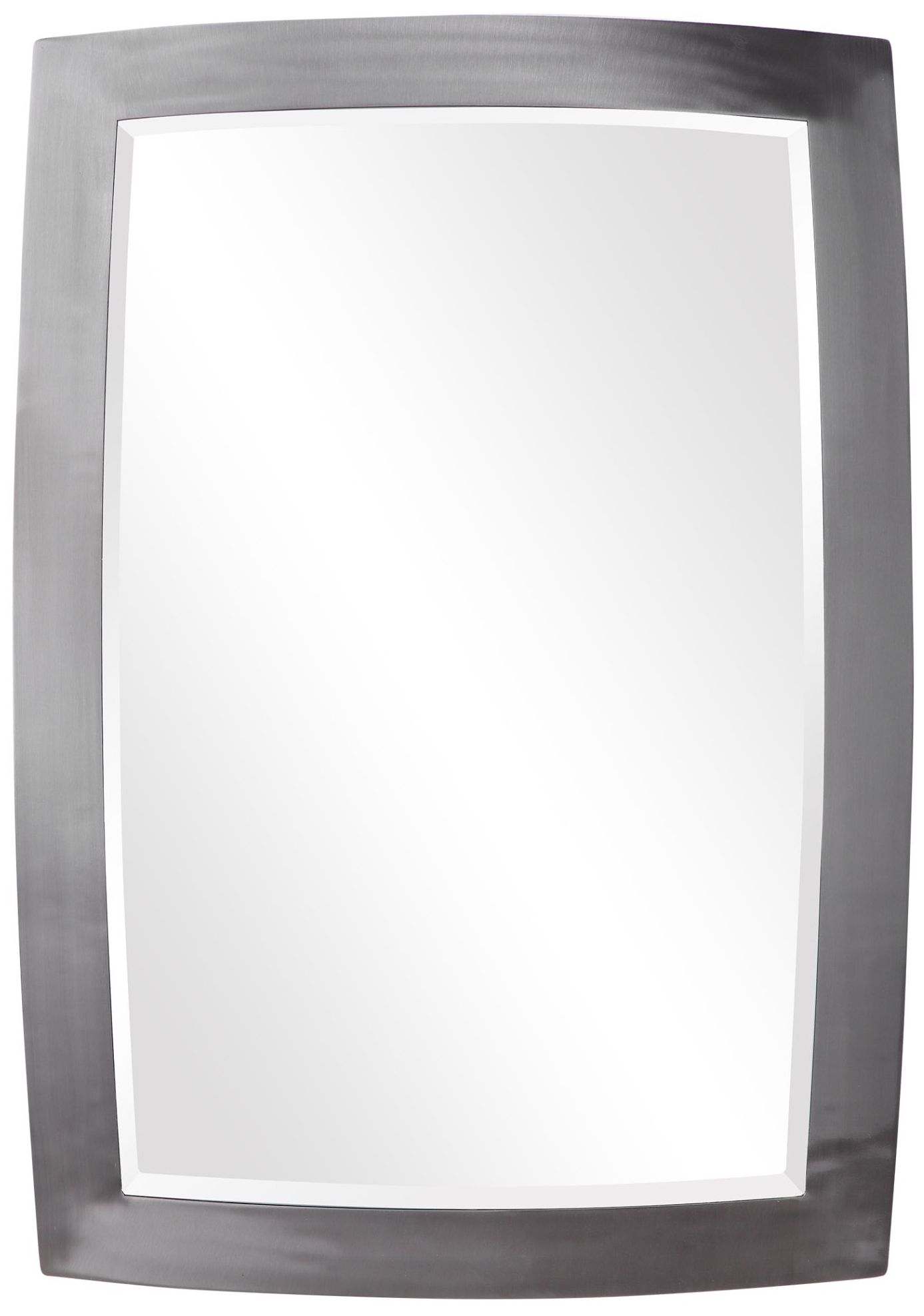 Haskill Brushed Nickel 24" x 34 1/4" Vanity Wall Mirror 78P98