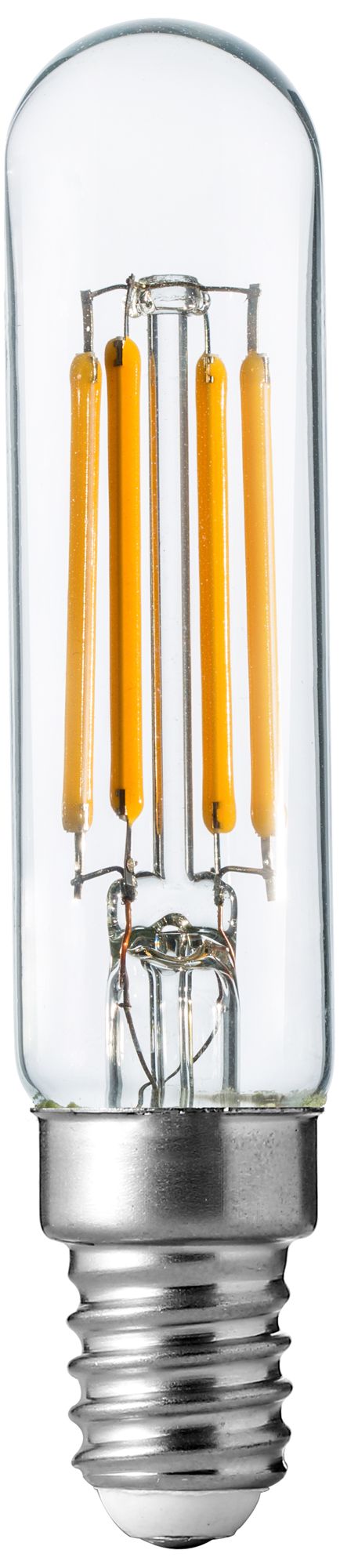 60W Equivalent T6 Clear 5.5W LED Dimmable E12 Base Bulb - #78X65