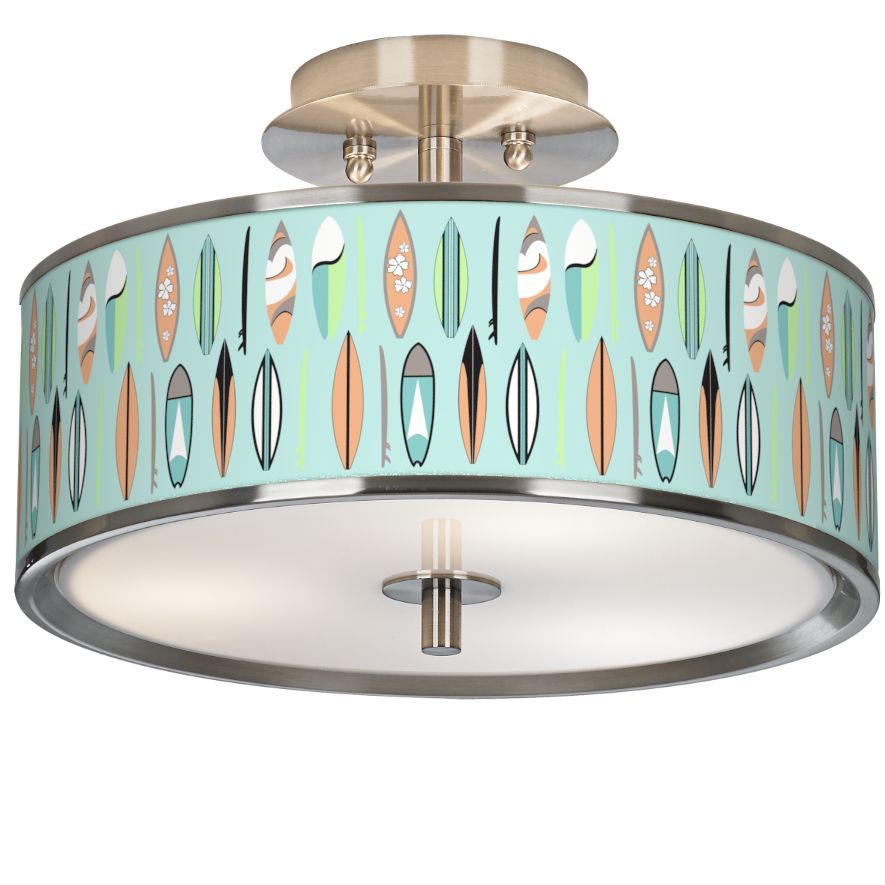 Blue, Coastal, Close To Ceiling Lights Lamps Plus