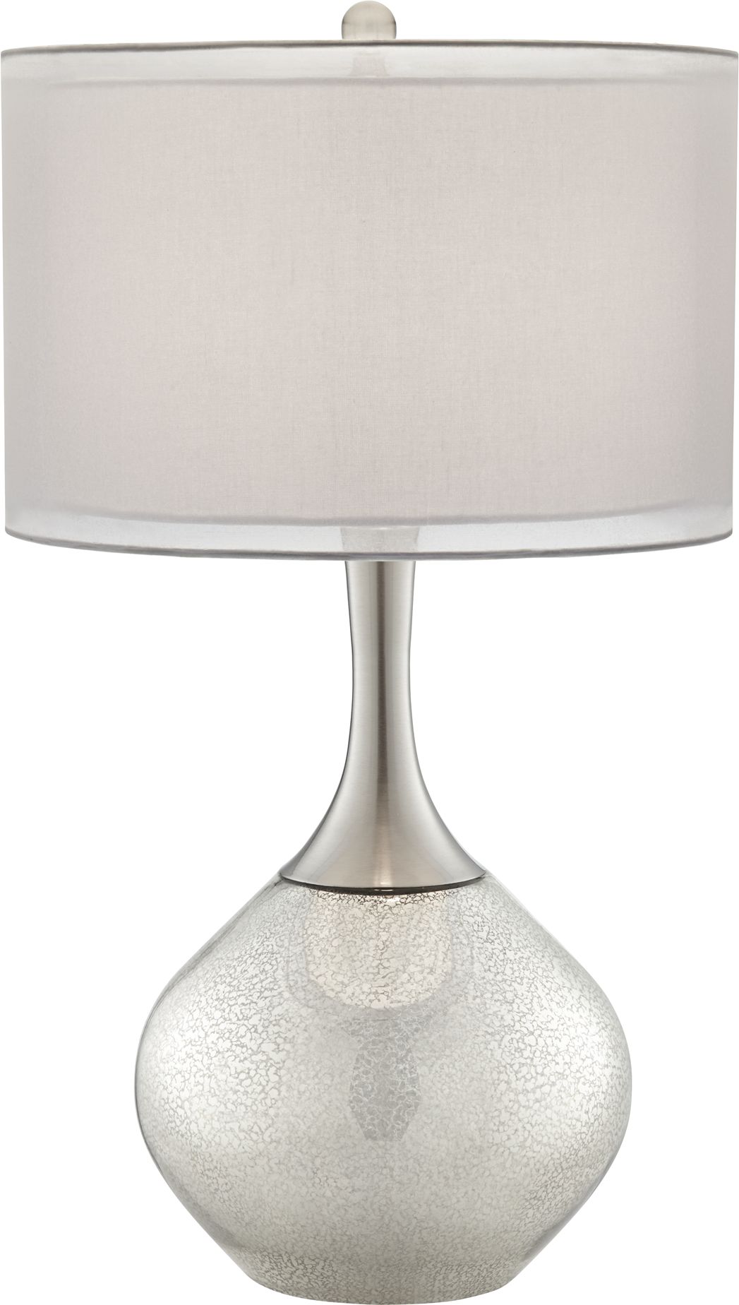 Possini Euro Design Swift Modern Mercury Glass Table Lamp 7C391