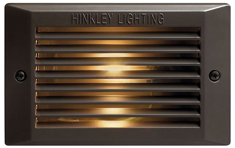 Hinkley Rectangular Bronze Outdoor LED Step Light 7F219 Lamps Plus