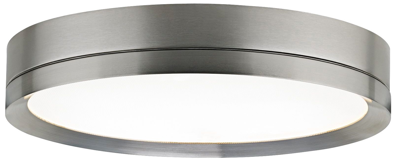 Tech Lighting Finch 12" Round Nickel LED Ceiling Light 7F910 Lamps