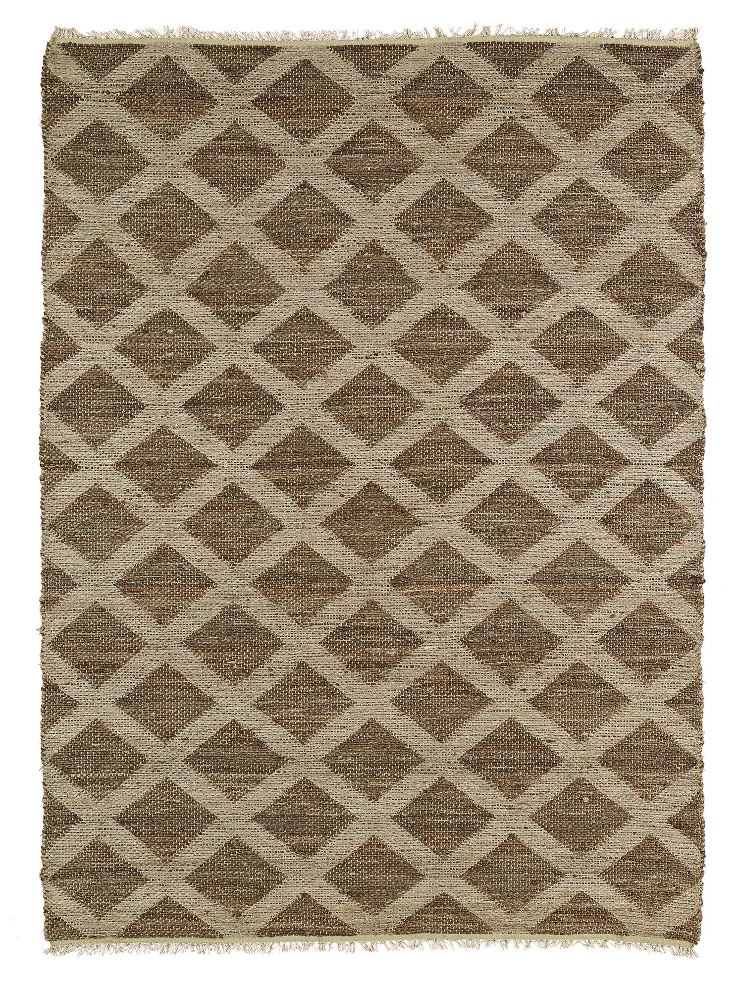 Kaleen Kenwood KEN0540 Chocolate Brown Jute Area Rug 7H418 Lamps Plus