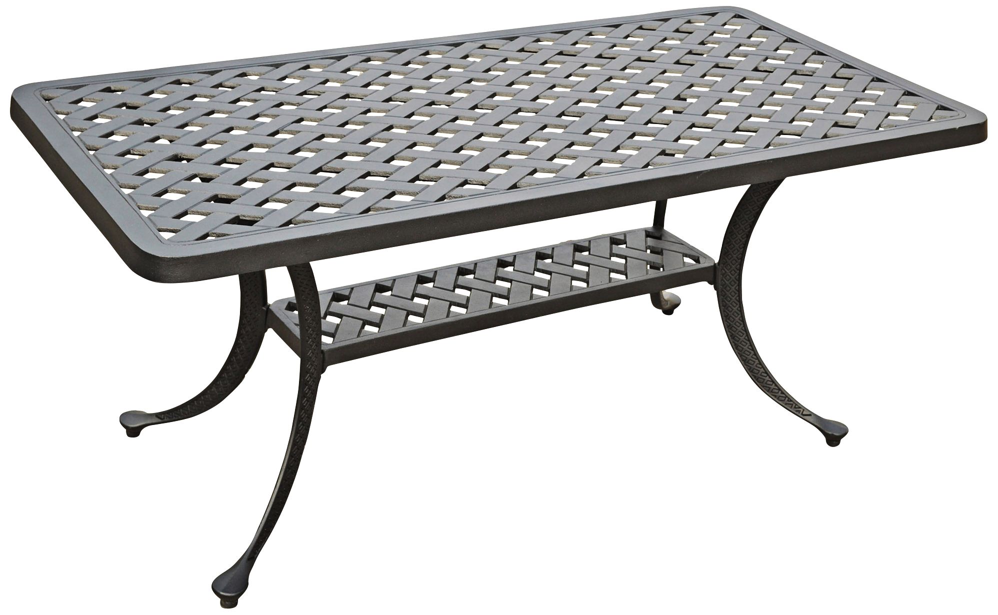 Sedona Charcoal Black Rectangular Outdoor Cocktail Table 7K003