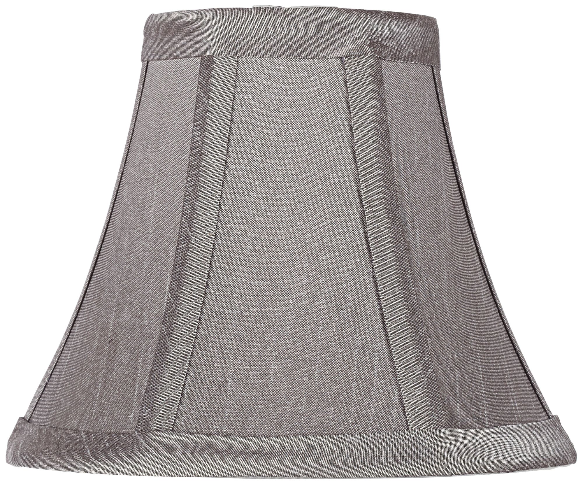 Pewter Gray Bell Lamp Shade 3x6x5 (ClipOn) 7K338 Lamps Plus