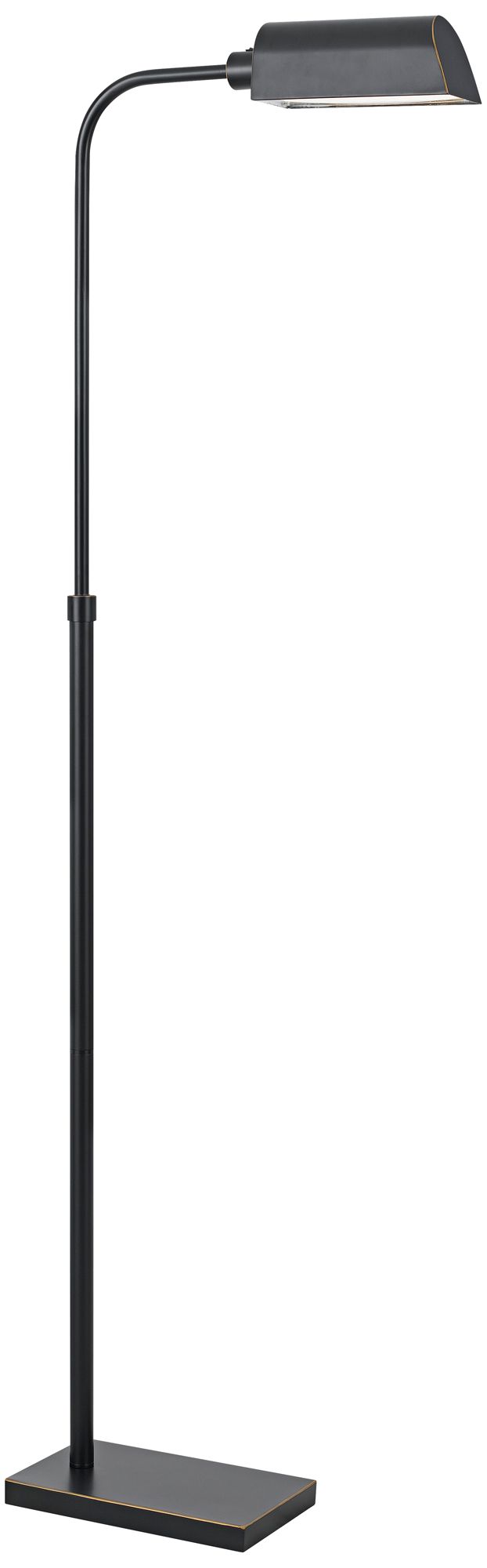 Ned LED Pharmacy Dark Bronze Adjustable Floor Lamp 7Y568 Lamps Plus