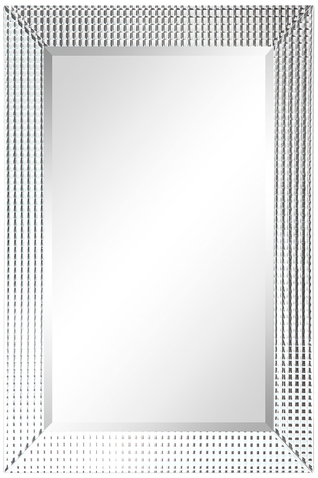 Bling Beveled Glass 24" x 36" Rectangular Wall Mirror 809T0 Lamps Plus