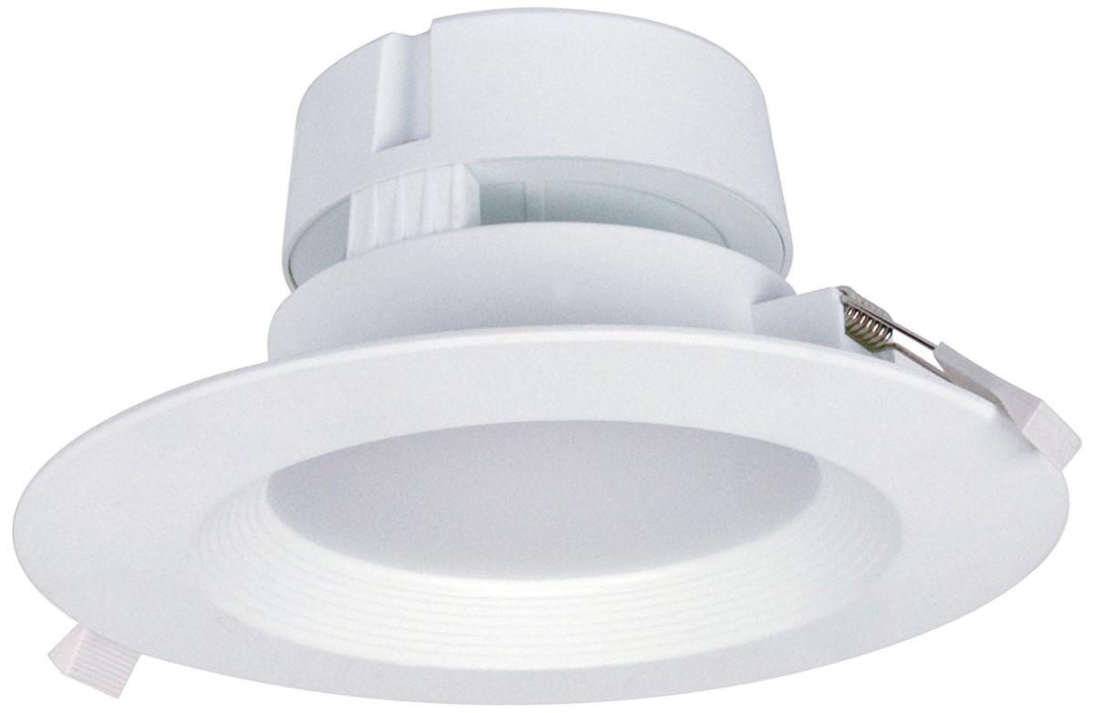6" Round White LED Snap Trim JBox Canless LED Downlight 80E73