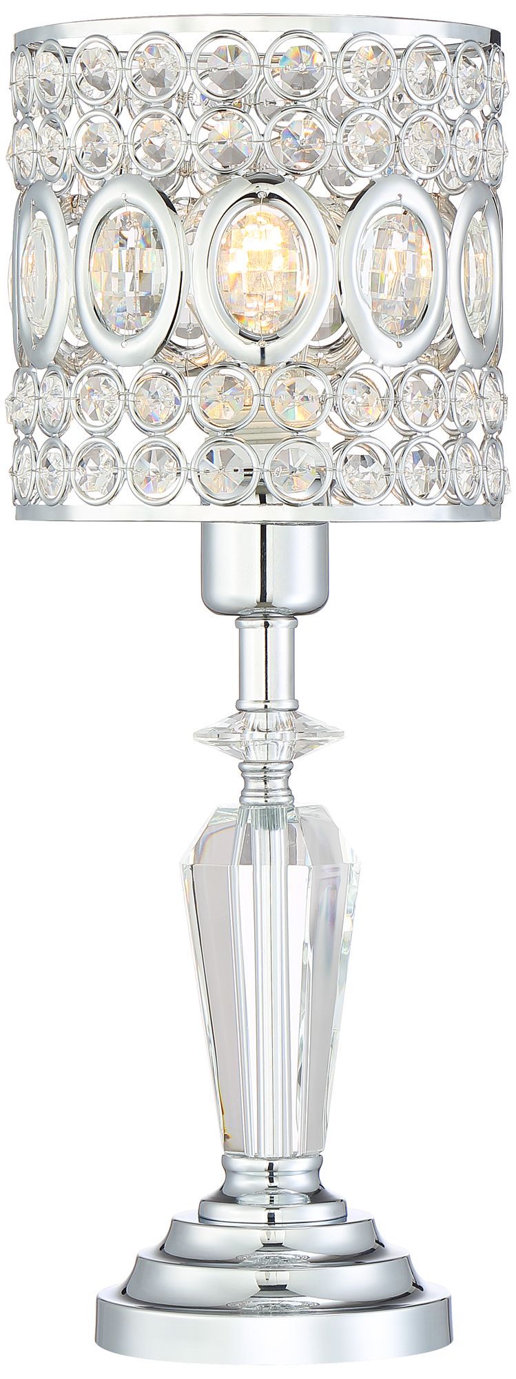 Tori 17" High Crystal Accent Table Lamp 80P56 Lamps Plus