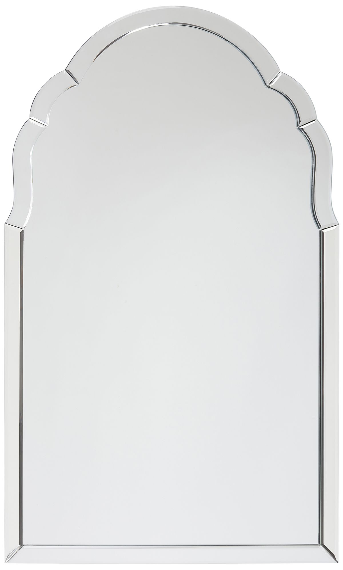 Elegant Beveled II 24" x 40" Arched/Crowned Top Wall Mirror 830T0