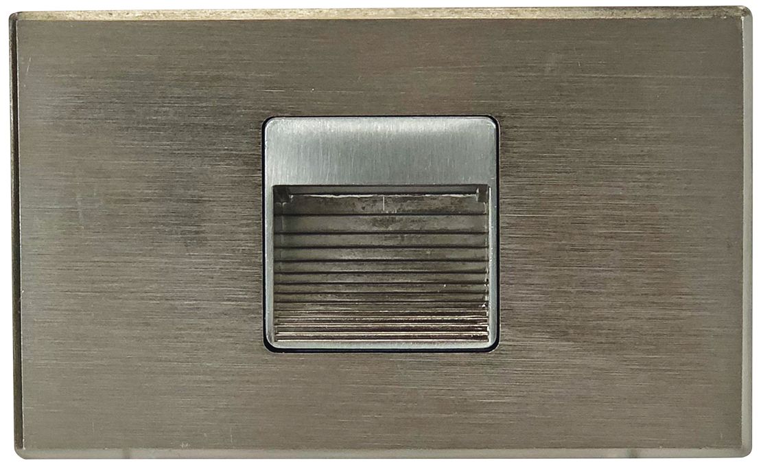 Nora Ari 4 1/2" Wide Nickel Interchangeable LED Step Light 84T58