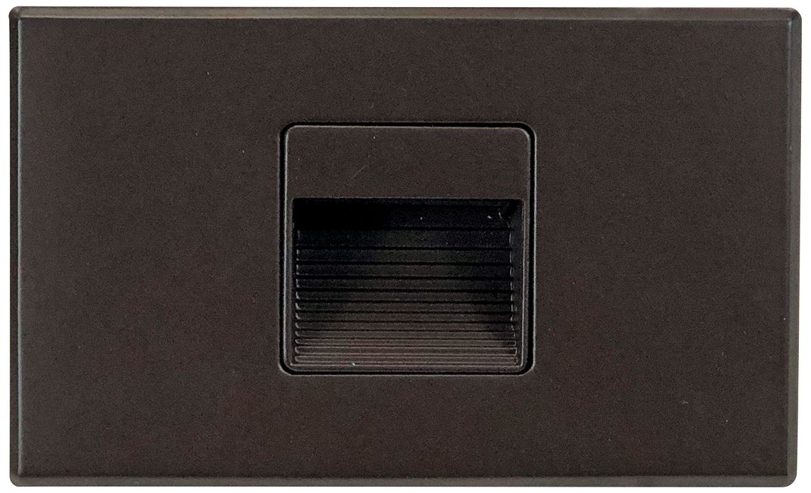 Nora Ari 4 1/2" Wide Bronze Interchangeable LED Step Light 84T59