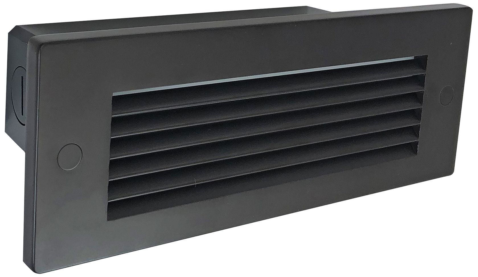 Nora 8 3/4"W Bronze Louvered Dimmable LED Step/Brick Light 84T76