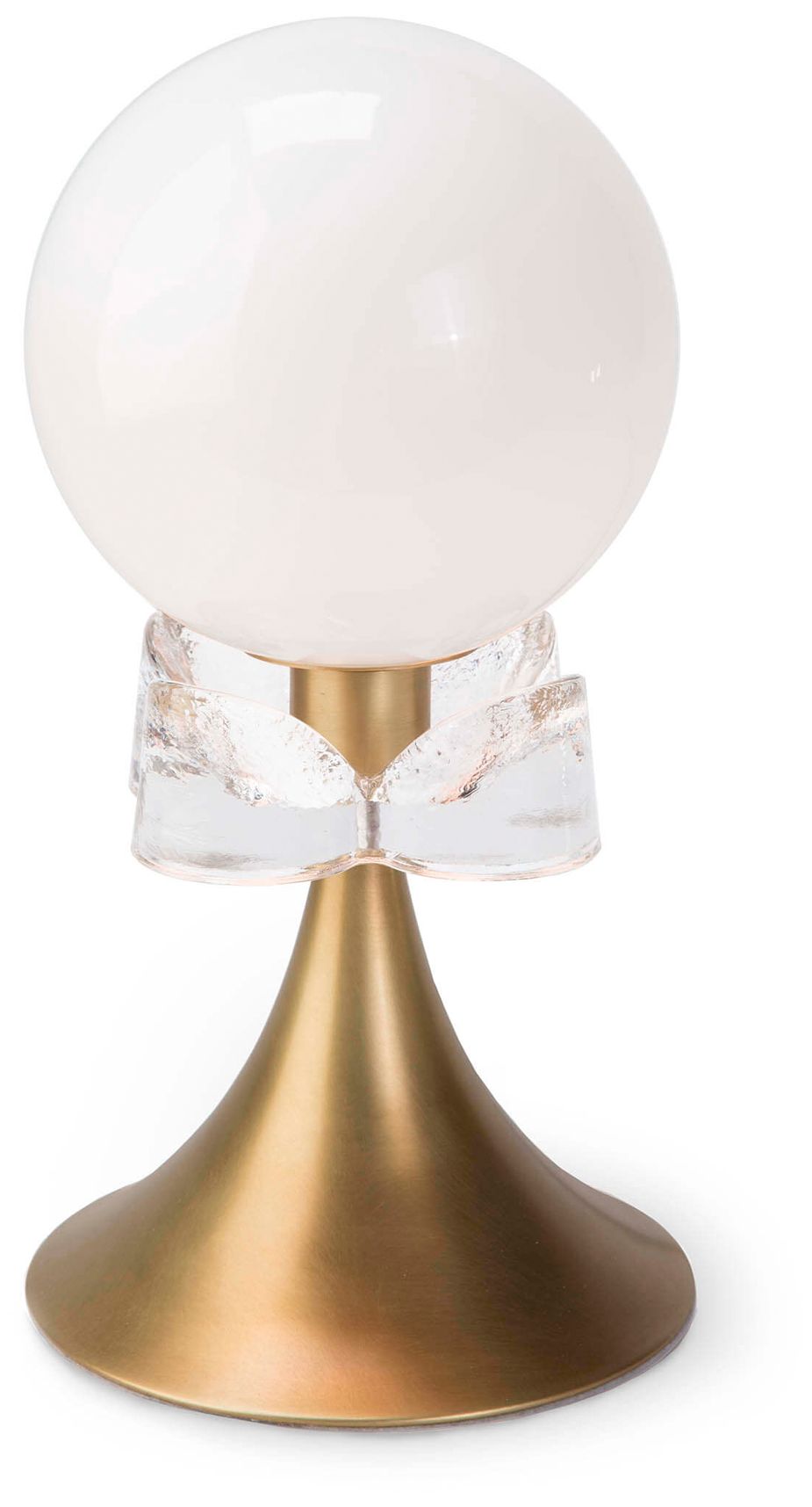 Bella 14 1/2" High Natural Brass Uplight Accent Table Lamp 86V12