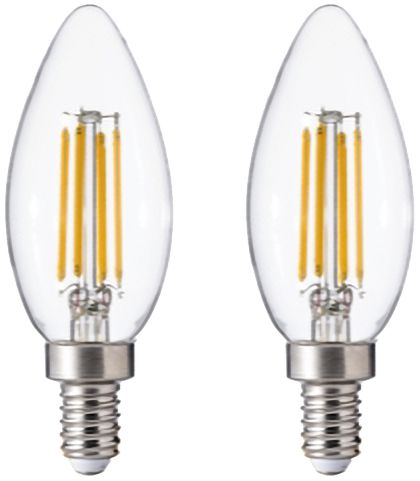 40W Equivalent Clear 4W 12 Volt LED NonDimmable E12 2Pack 87J87