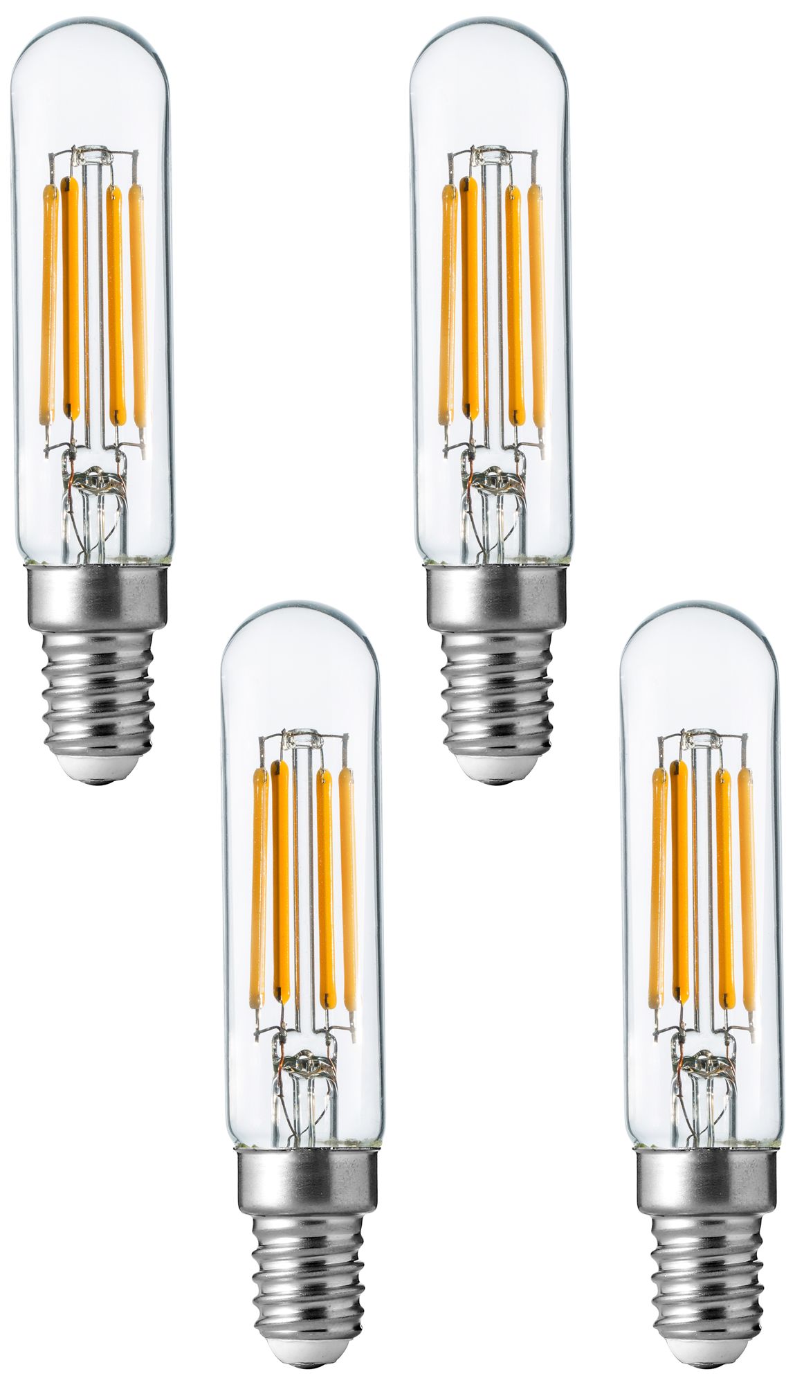 60W Equivalent Clear 5.5W LED Dimmable E12 Base T6 4Pack