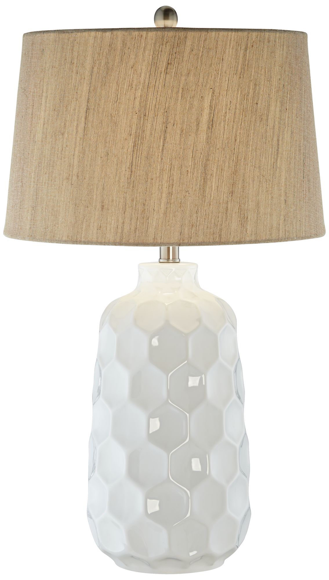 Kathy Ireland White Ceramic Table Lamp 8D348 Lamps Plus