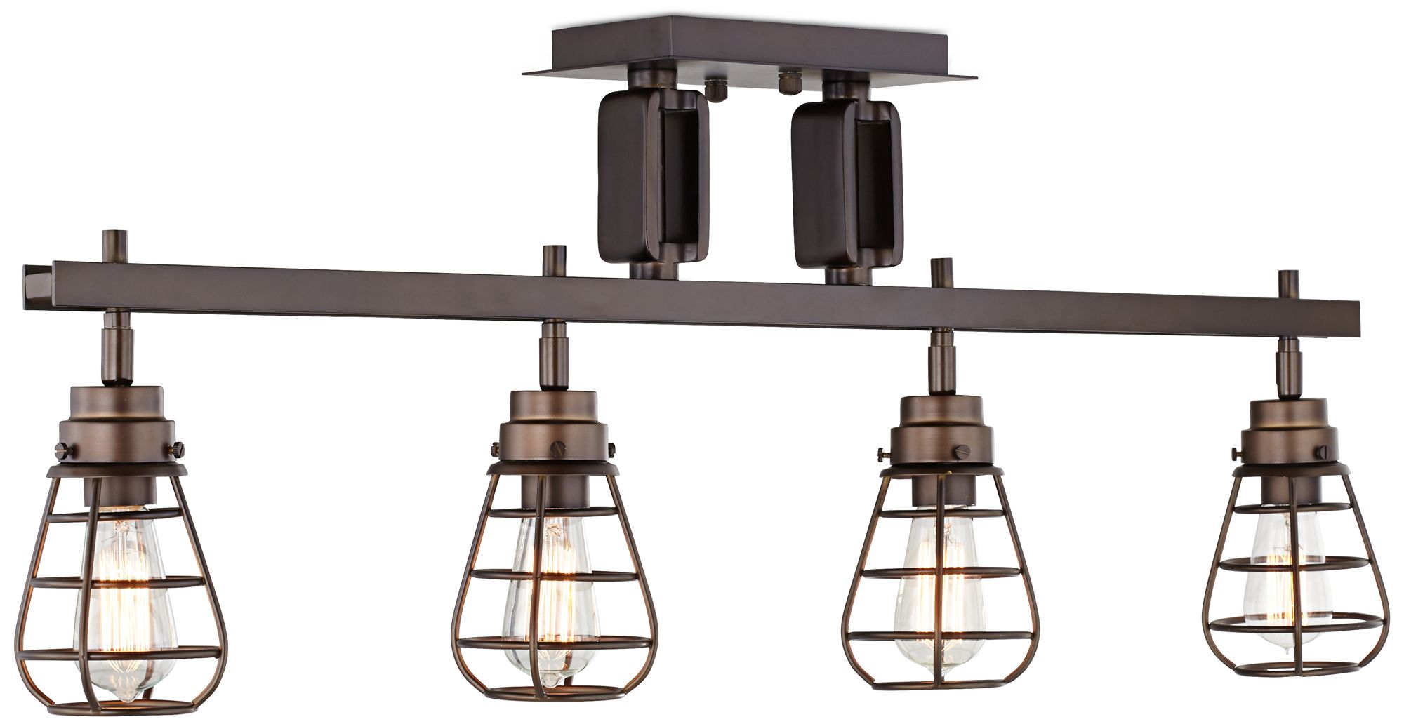 Pro Track Bendlin Industrial 4Light Bronze Track Fixture 8G640