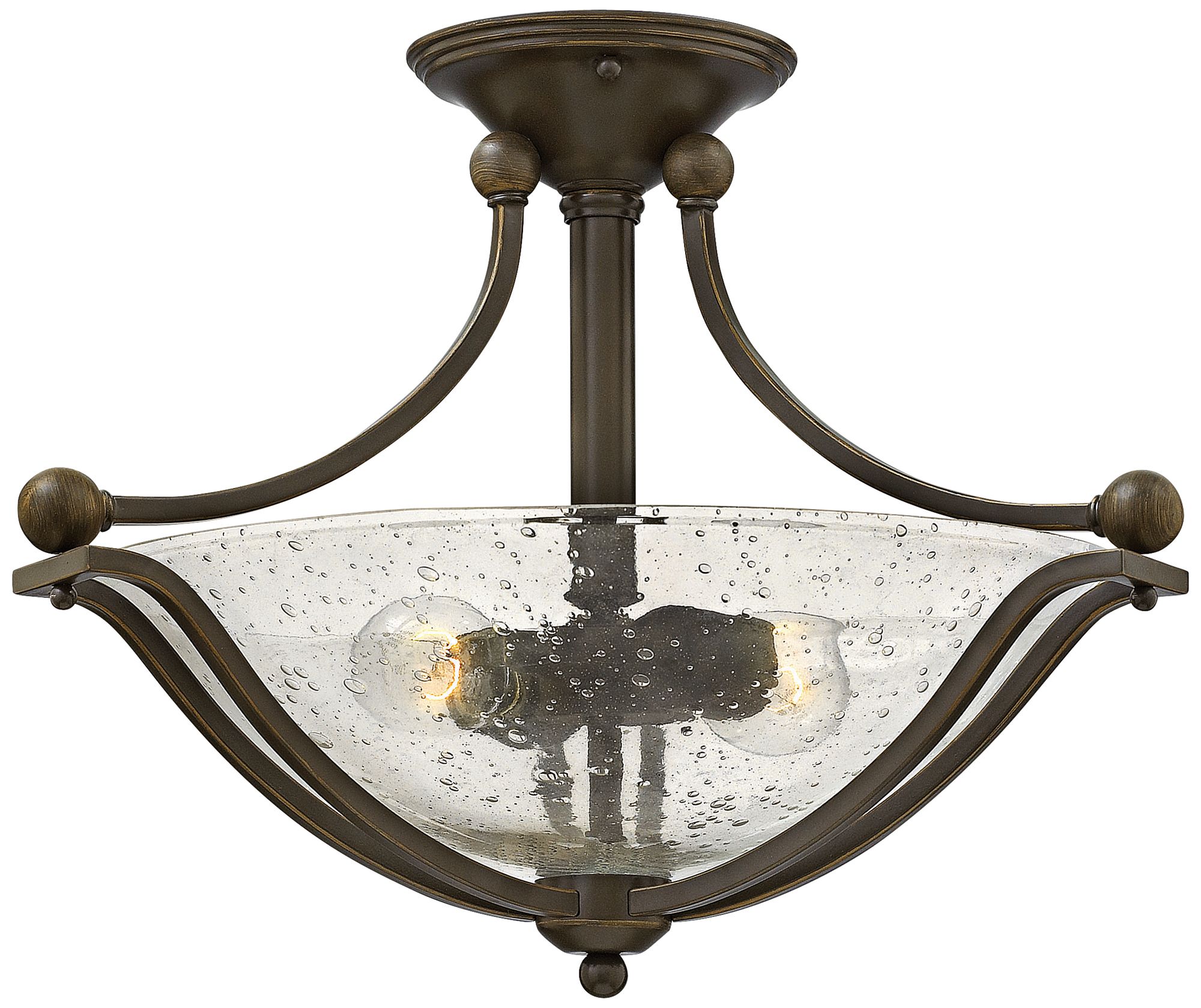 Hinkley Bolla 19 1/4" Wide Olde Bronze Ceiling Light 8K349 Lamps Plus