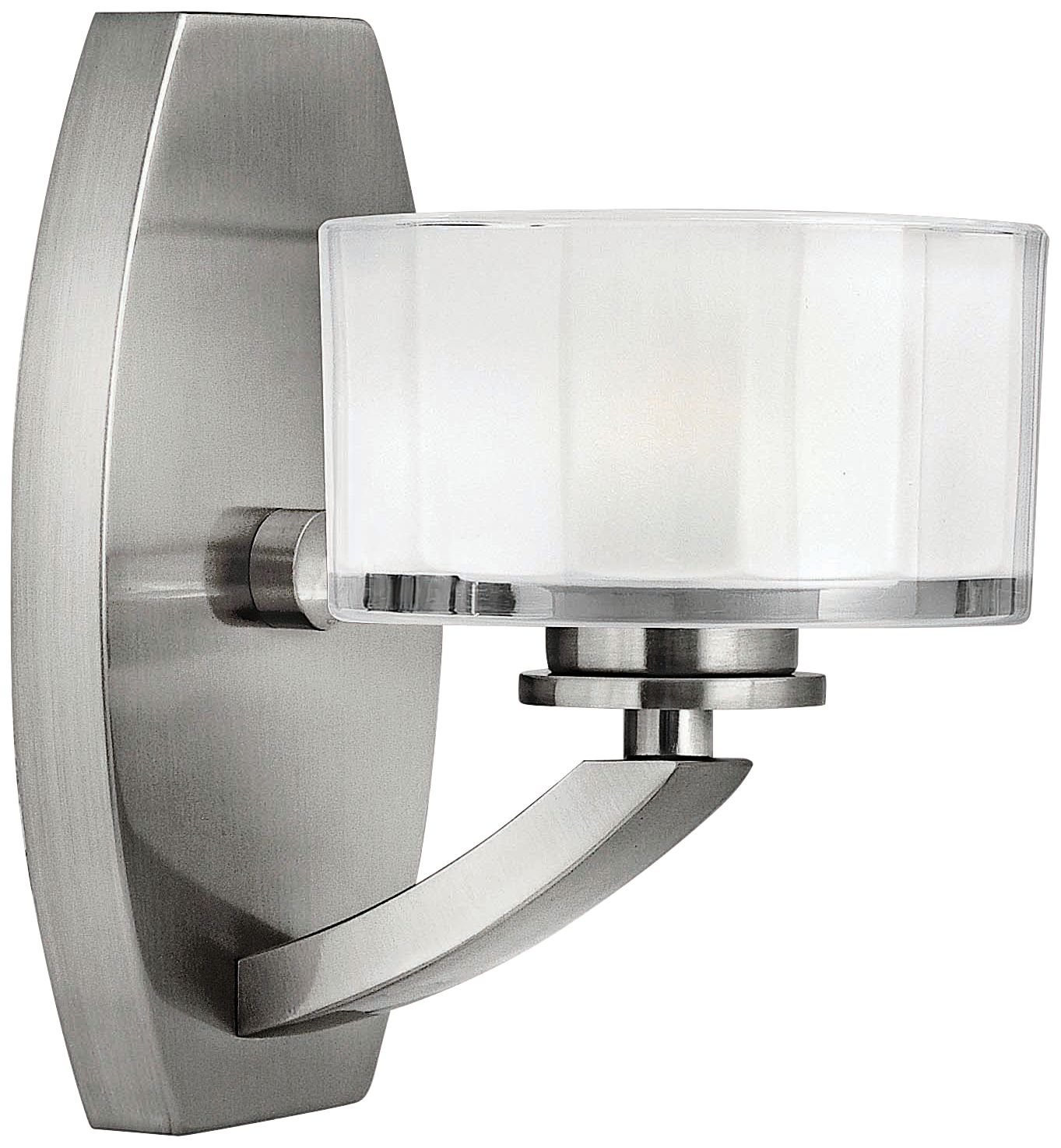 Hinkley Meridian 8" High Brushed Nickel LED Wall Sconce 8K413
