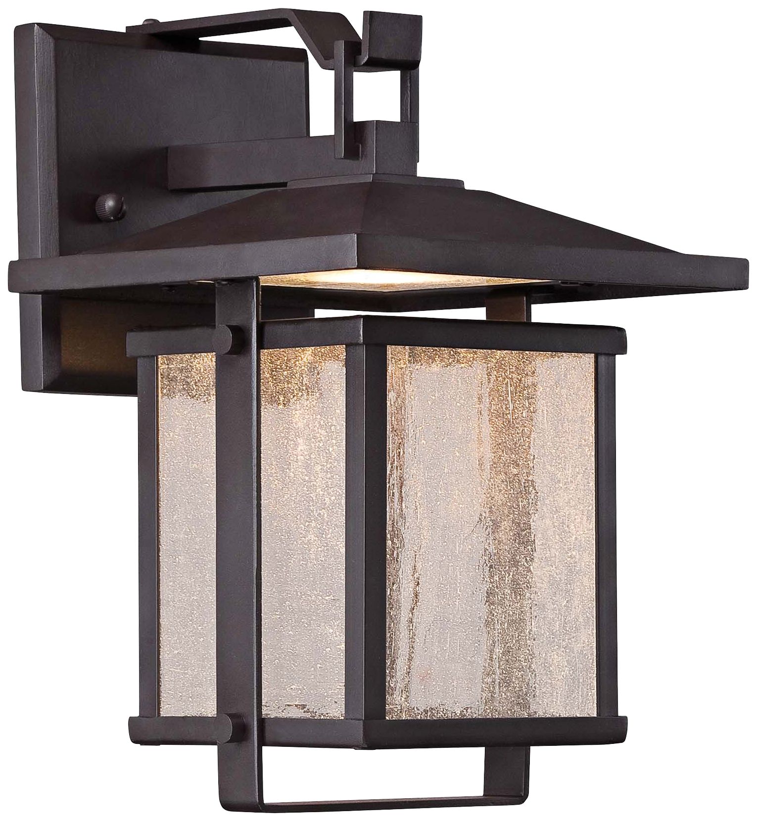 Hillsdale 14" High Dorian Bronze LED Outdoor Wall Light 8K541