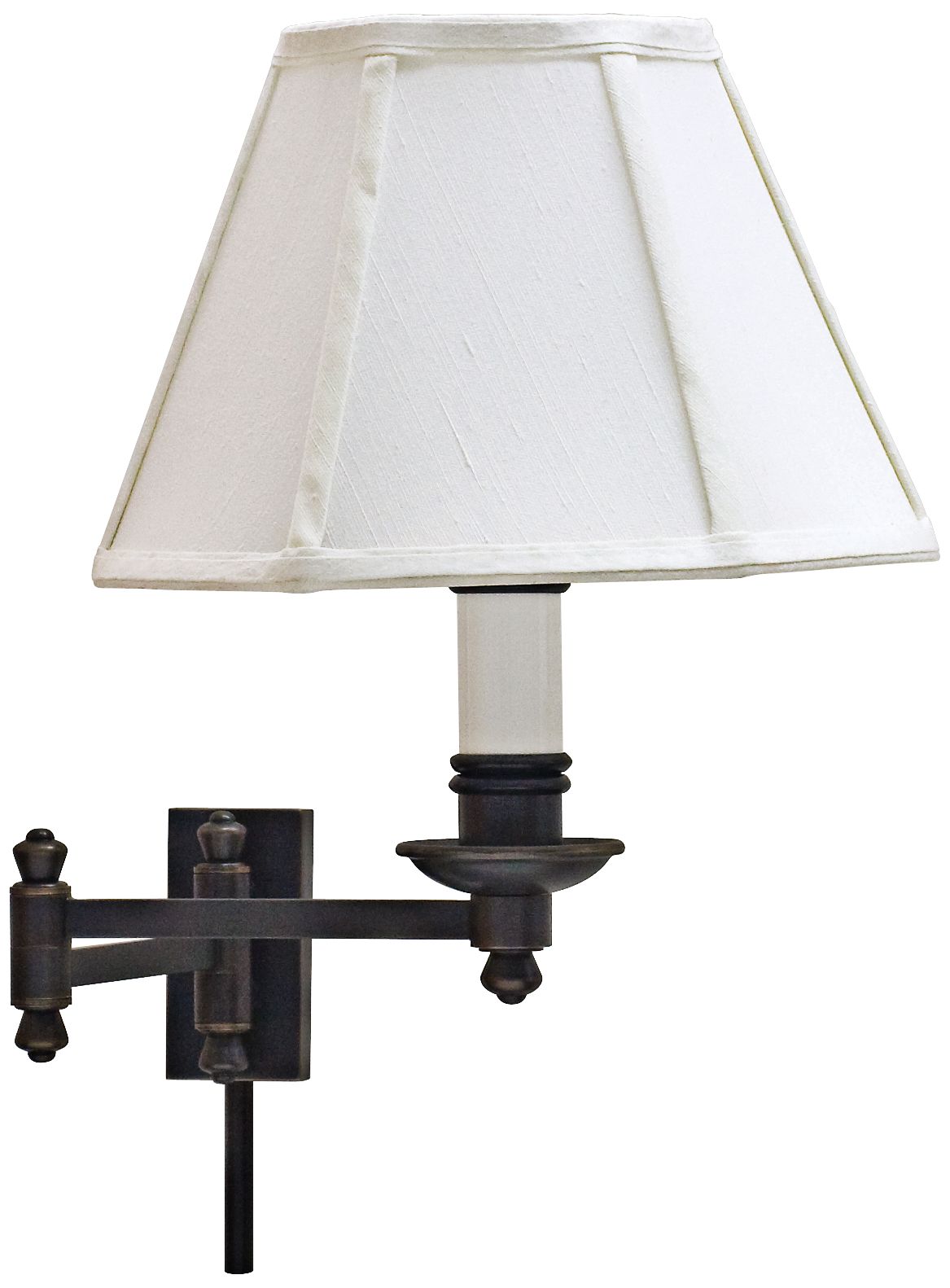 House of Troy Library Oil Rubbed Bronze Swing Arm Wall Lamp 8M133
