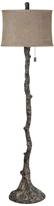 Wesley Bark Tree Branch Floor Lamp 8M826 Lamps Plus