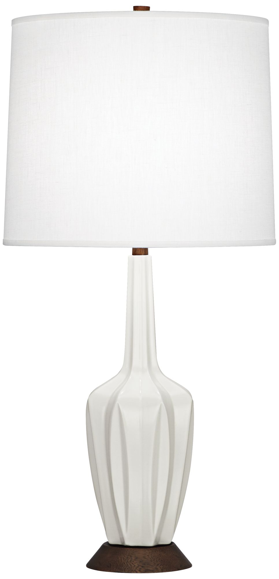 Robert Abbey Cecilia Small Matte Lily Ceramic Table Lamp 8T248