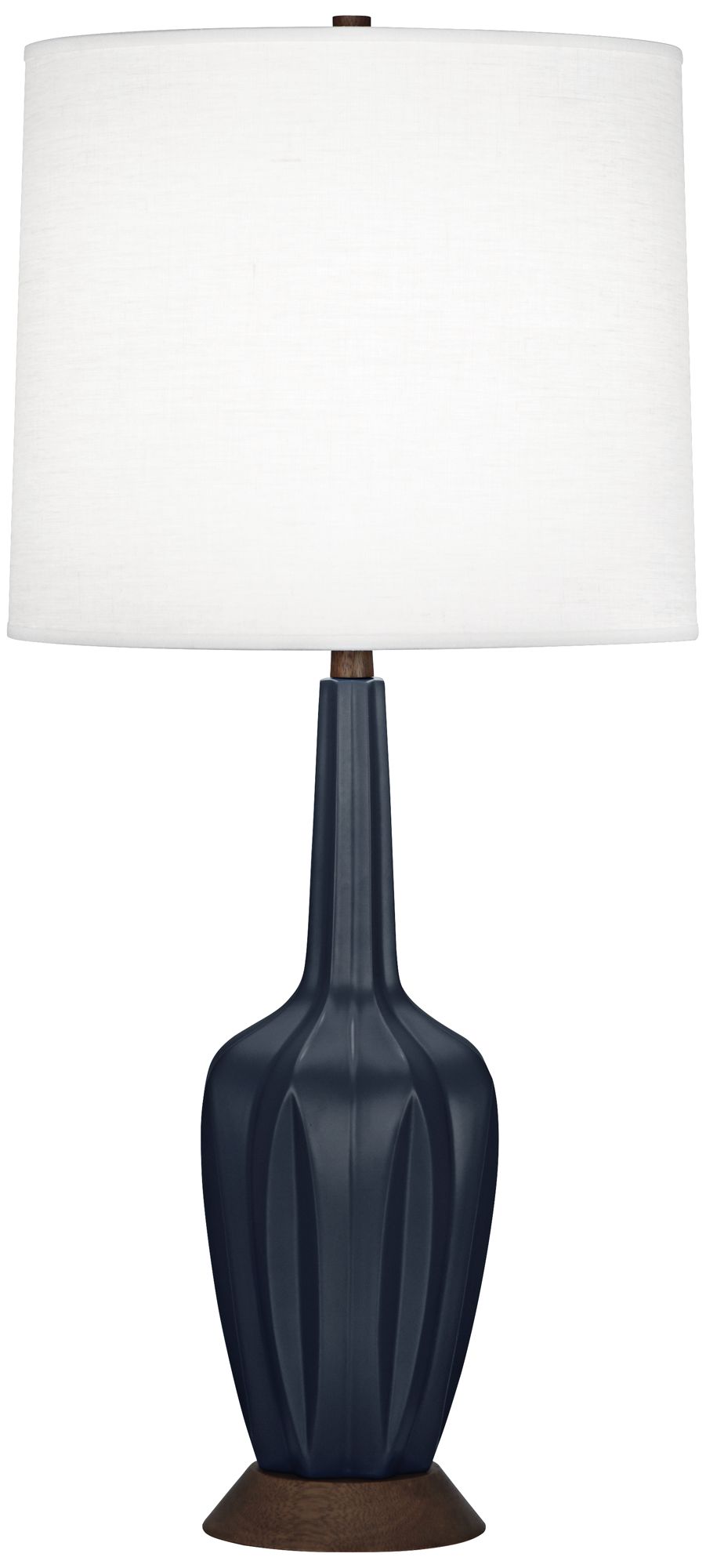 Robert Abbey Cecilia Tall Midnight Blue Table Lamp 8T265 Lamps Plus