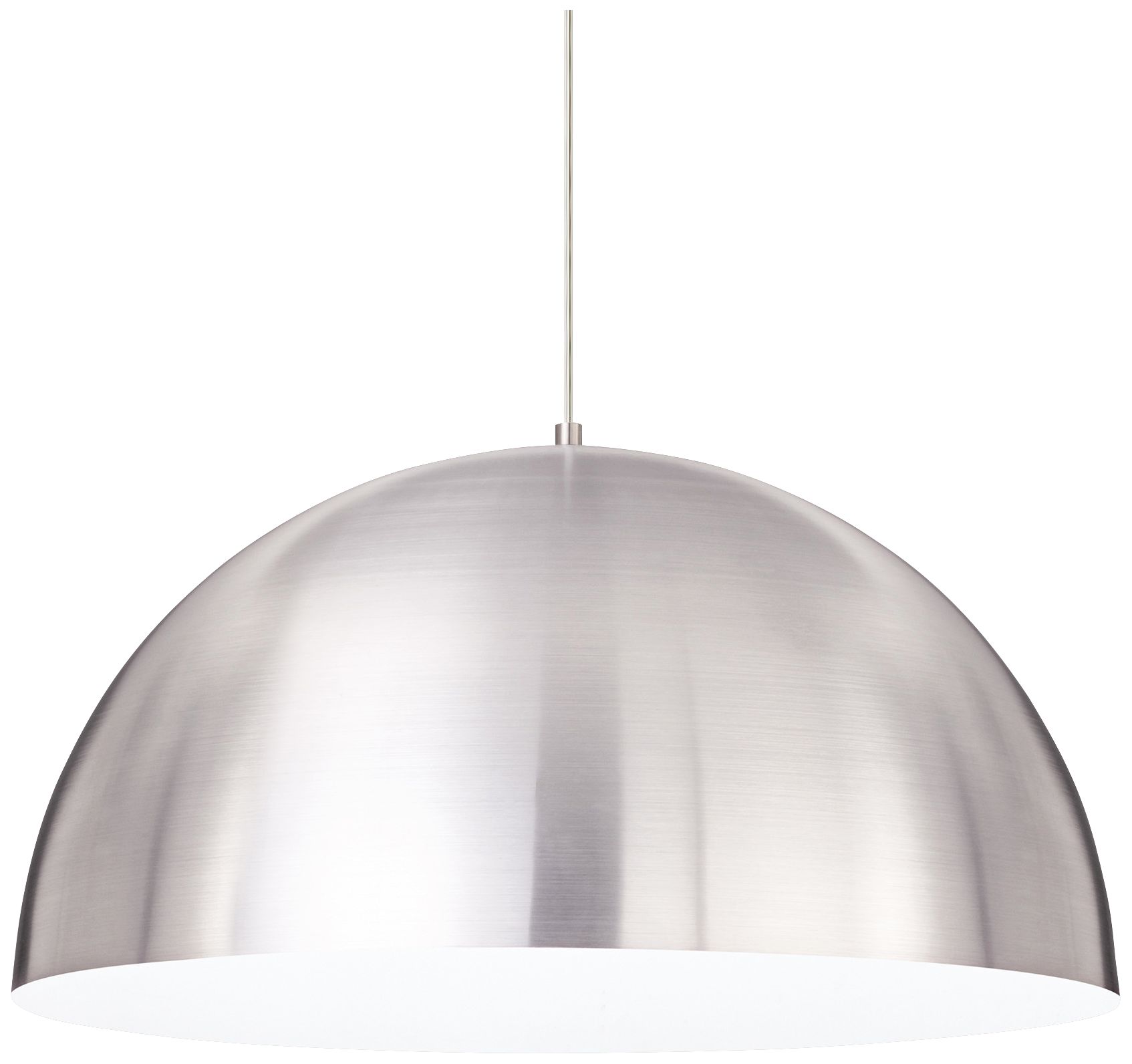 Briolette Grande 8 3/4"W Satin Nickel LED Mini Pendant 9J237 Lamps