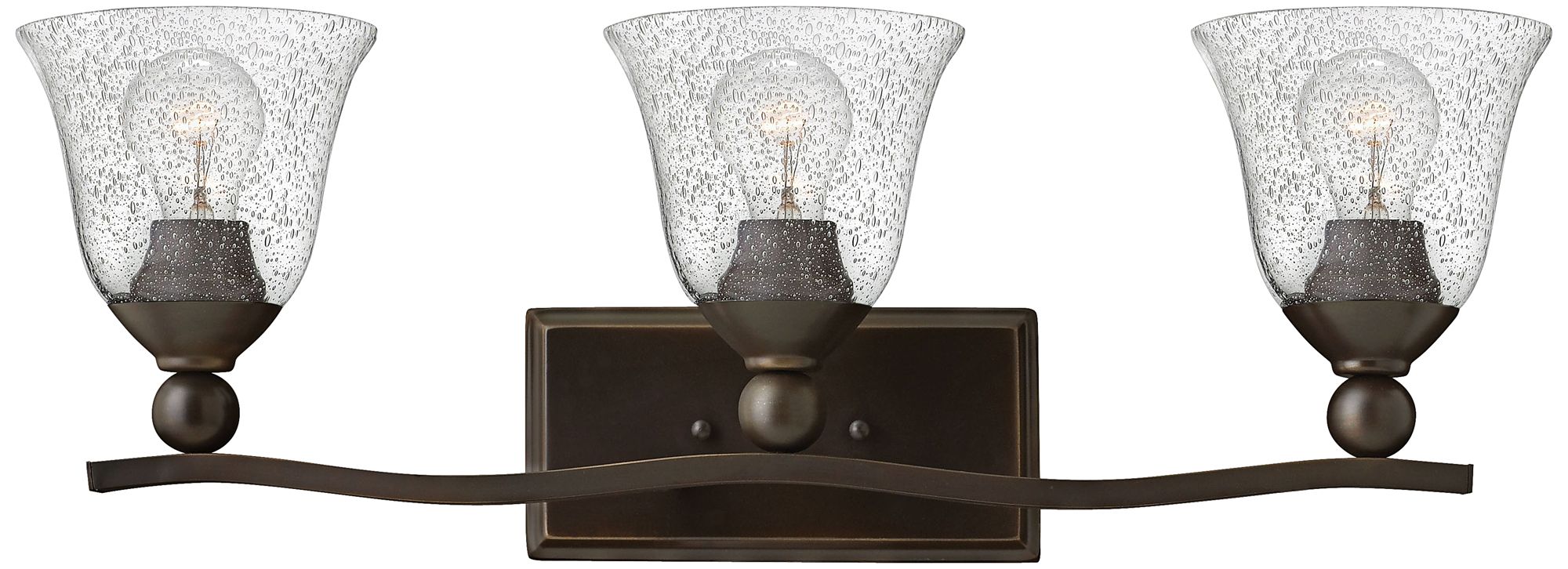 Hinkley Bolla 26" Wide Olde Bronze 3Light Bath Light 8T672 Lamps Plus
